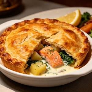 Salmon & Herb Pie