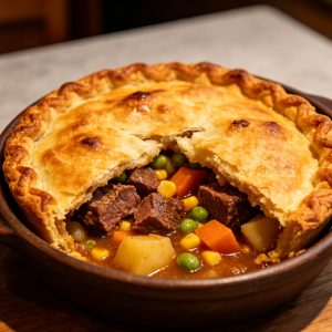 Beef & Vegetable Pie