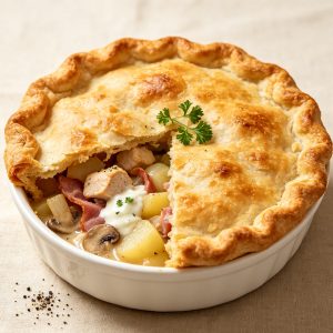 Chicken & Bacon Pie