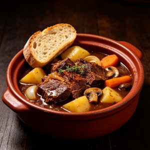 Slow Cooked Beef & Ale Casserole