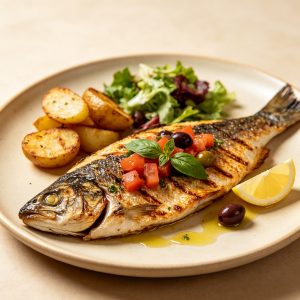 Mediterranean Grilled Sea Trout