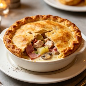 Chicken & Ham Pie