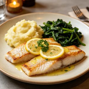 Grilled Lemon Sole