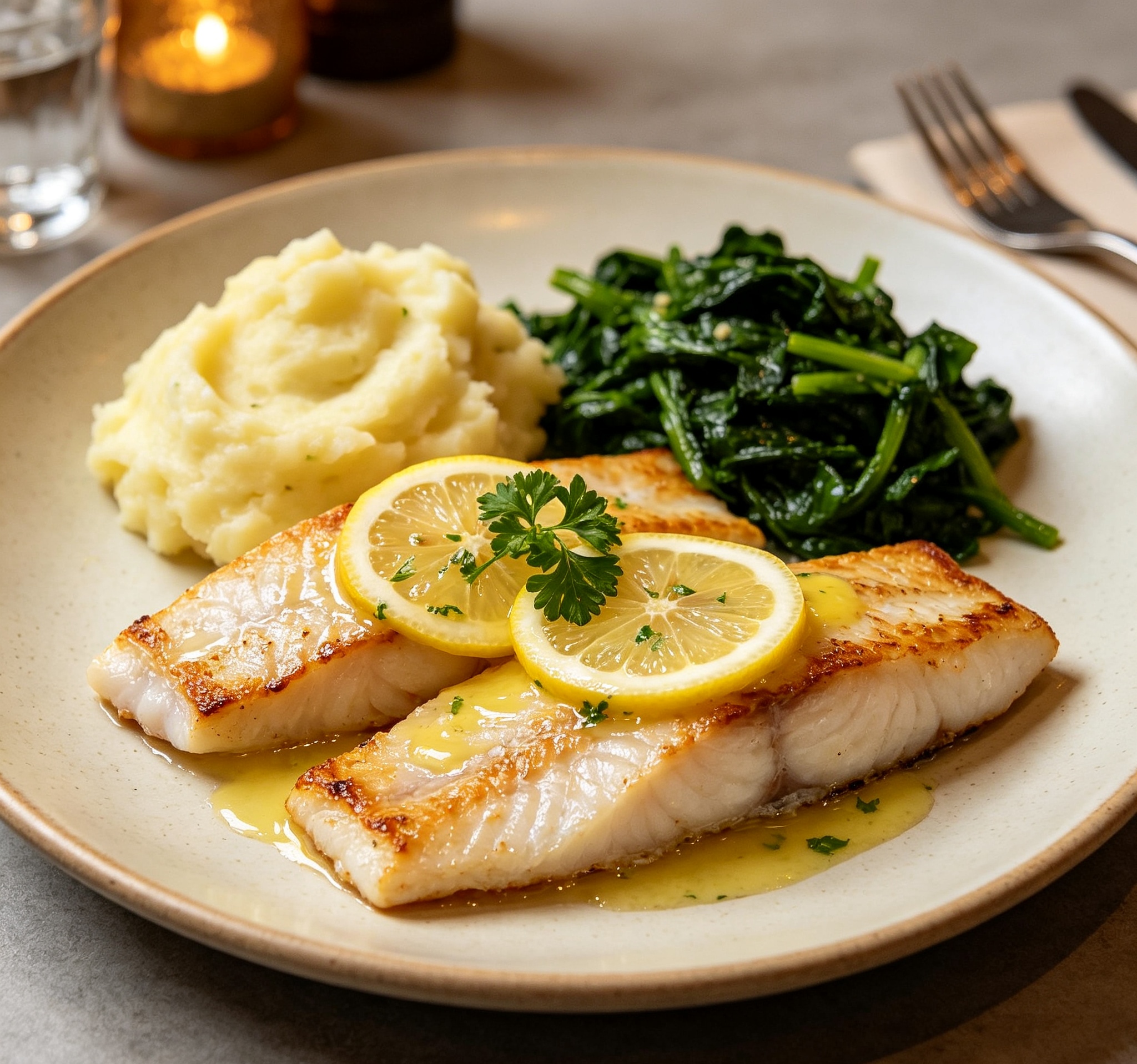 Grilled Lemon Sole