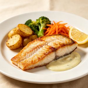 Grilled Halibut Fillet
