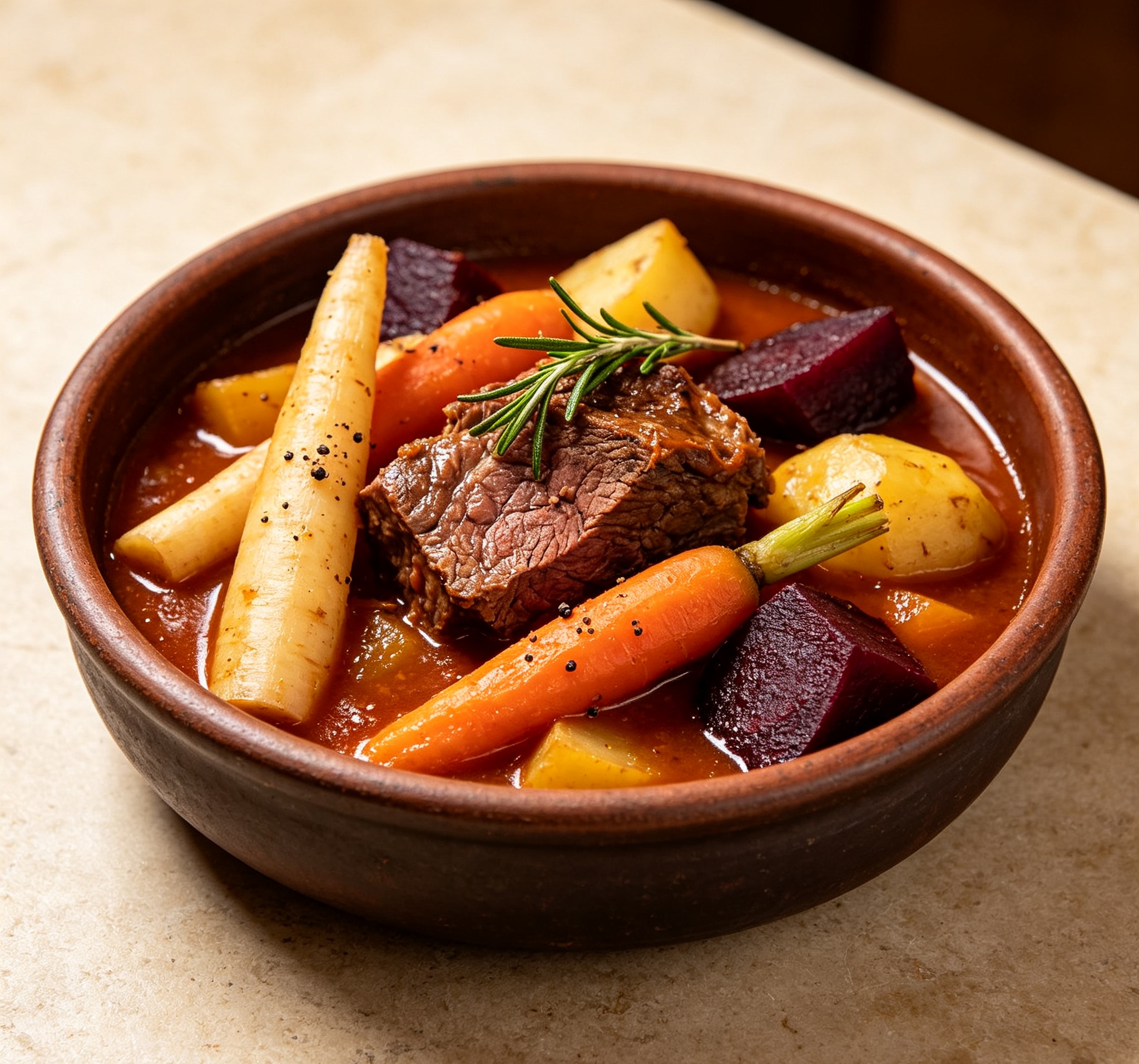 Beef & Root Vegetable Casserole