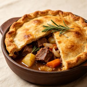 Lamb & Rosemary Pie