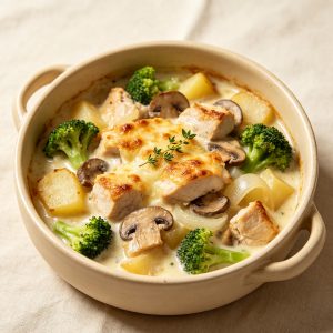 Chicken & Mushroom Casserole