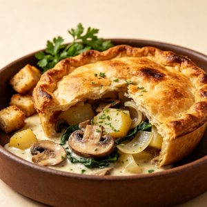 Mushroom & Herb Pie